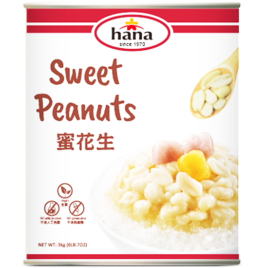 Hana Sweet Peanuts Topping 3Kg