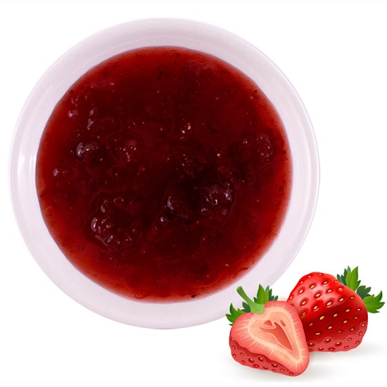 XiaLeDuo Strawberry Pieces Syrup 4kg